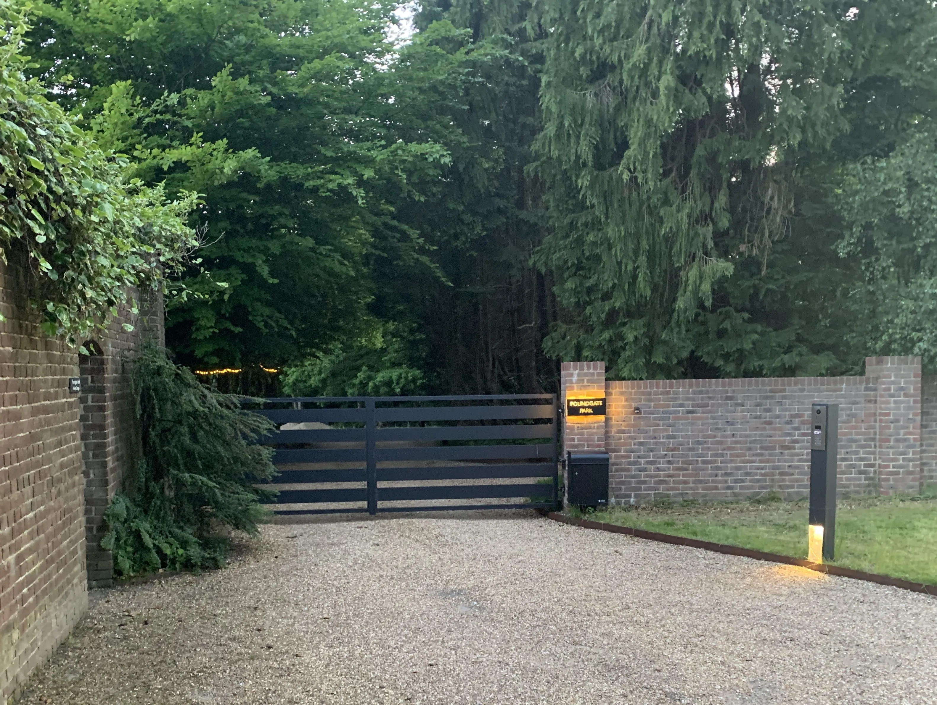 Poundgate Park entrance
